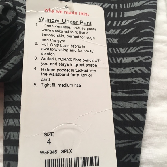 Lululemon Wunder Under Pants - Picture 4 of 5
